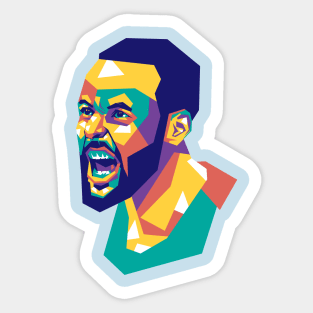 Steph Curry Championship Celebration Sticker